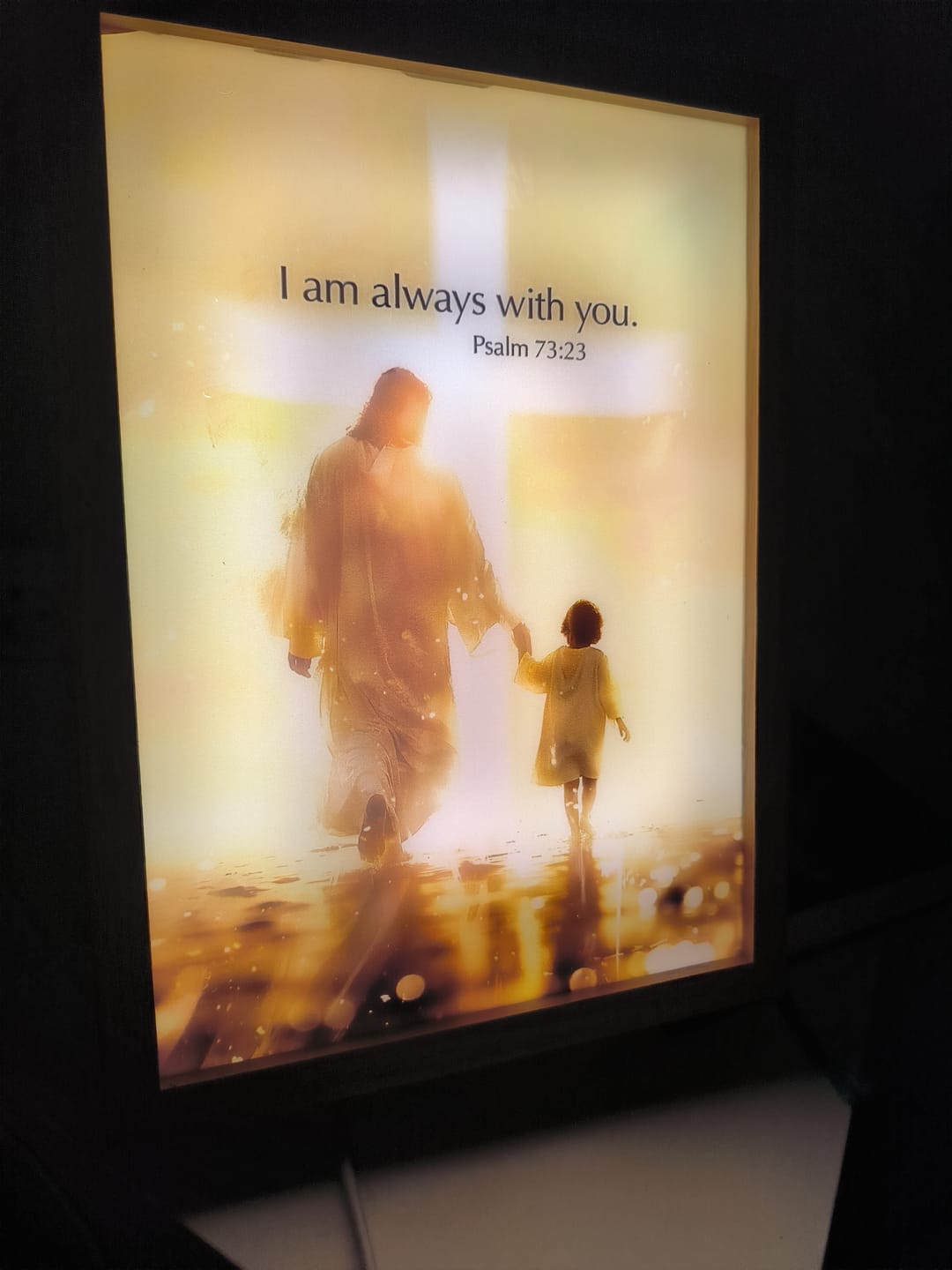 Customer photo review of The Jesus Lamp