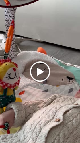 Customer video review of Hanging Soft Baby Rattle Toy Stroller Crib Early Development Toy Set