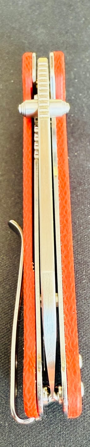 Customer photo review of Penguin - Leinen Micarta rot
