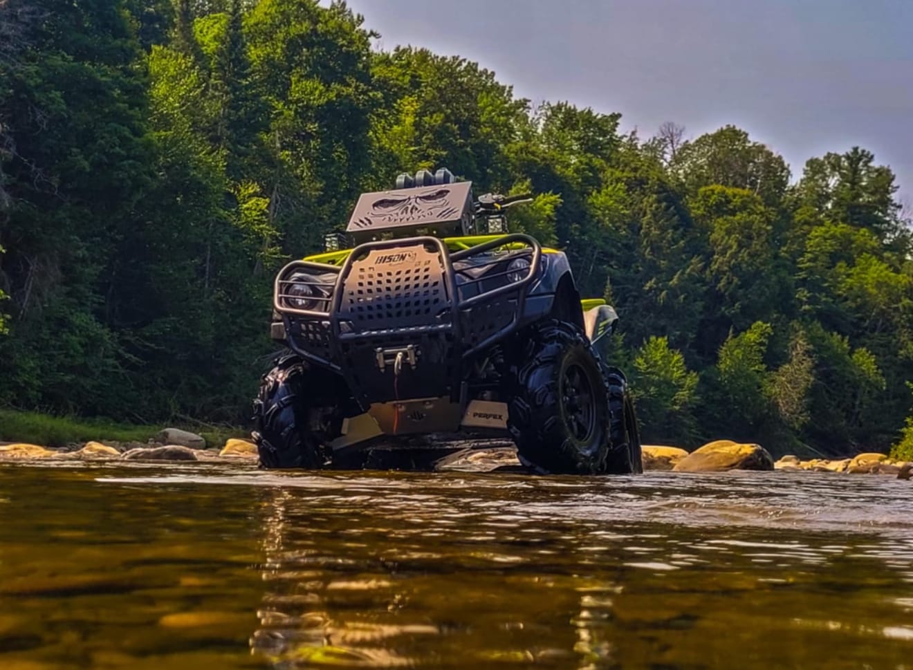 Customer photo review of Full Skid Plate Kit — Kawasaki Brute Force 650/750 (2008+)