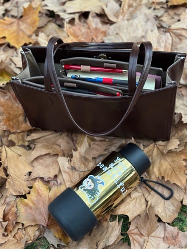 Customer photo review of (PREORDER)STAND OIL - Oblong Bag / Marron