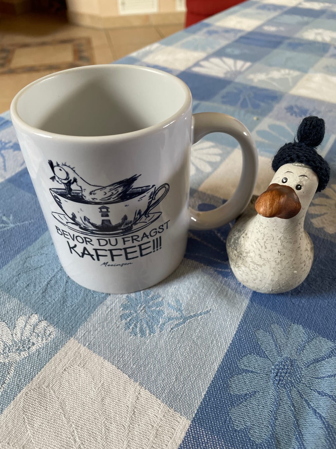 Customer photo review of Bevor du fragst Kaffee!   · Keramik Tasse weiß