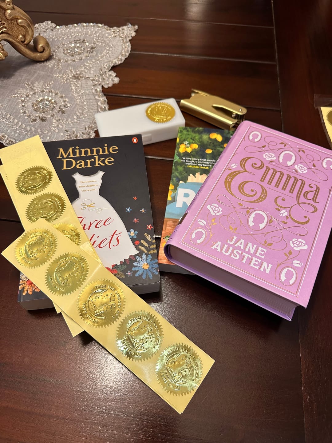 Customer photo review of Custom Book Embosser
