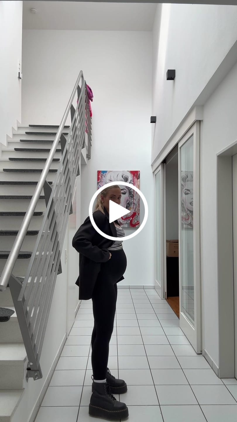 Customer video review of Schwangerschafts Leggings