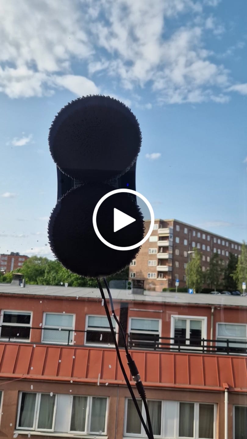 Customer video review of Helautomatisk vindusvaskerobot