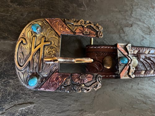 Customer photo review of Custom Belt Buckle Design