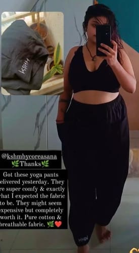 Customer photo review of Boxate Yoga Pants