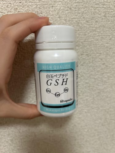 Customer photo review of ワカサプリ 白玉ペプチド（GSH）- Wakasapri for Pro.