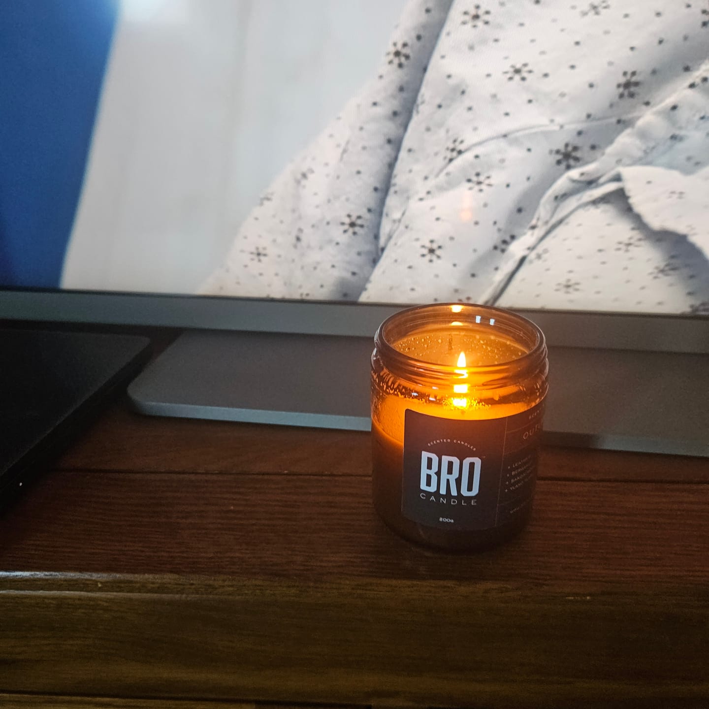 Customer photo review of The Outlaw Candle