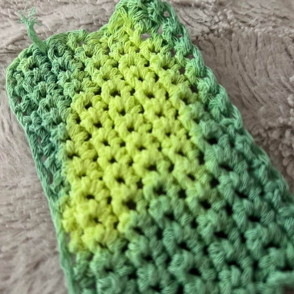 Customer photo review of Magic Yarn - 100% Cotton Color Changing Yarn