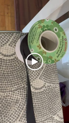 Customer video review of 1 Inch Fabric Single Fold Bias Tape for Sewing Piping Hemming - 40 Yds Bias Tape Blanket Quilt Bias Binding Tape - Seam Binding Tape