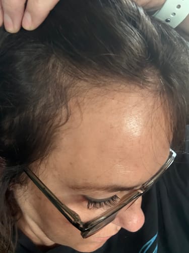 Customer photo review of Ella Balayage Full Volume Hair Topper