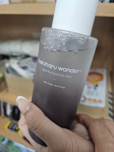 Customer photo review of BLACK RICE hyaluronic toner