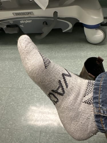 Customer photo review of Men's Alpaca Socks