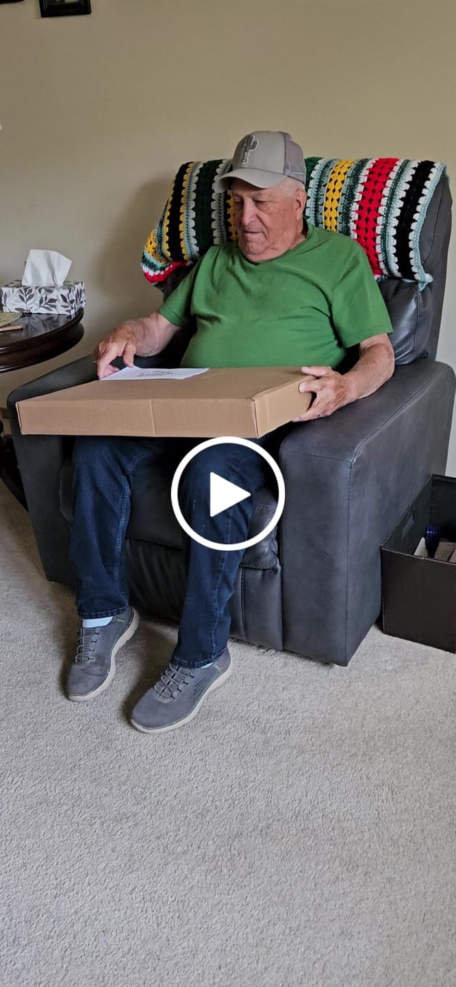 Customer video review of Custom Family Photo Portrait