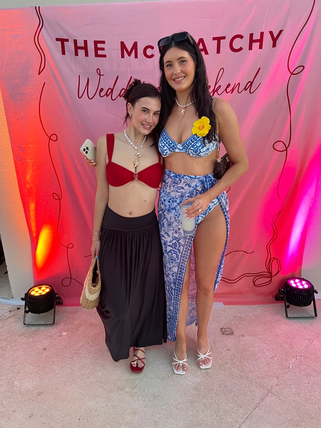 Customer photo review of BRIDGET Scarlet Red Princess Bikini Top