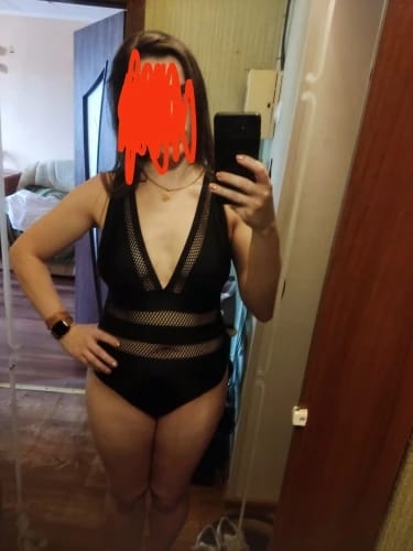 Customer photo review of Maillot de Bain Amincissant Résille Femme