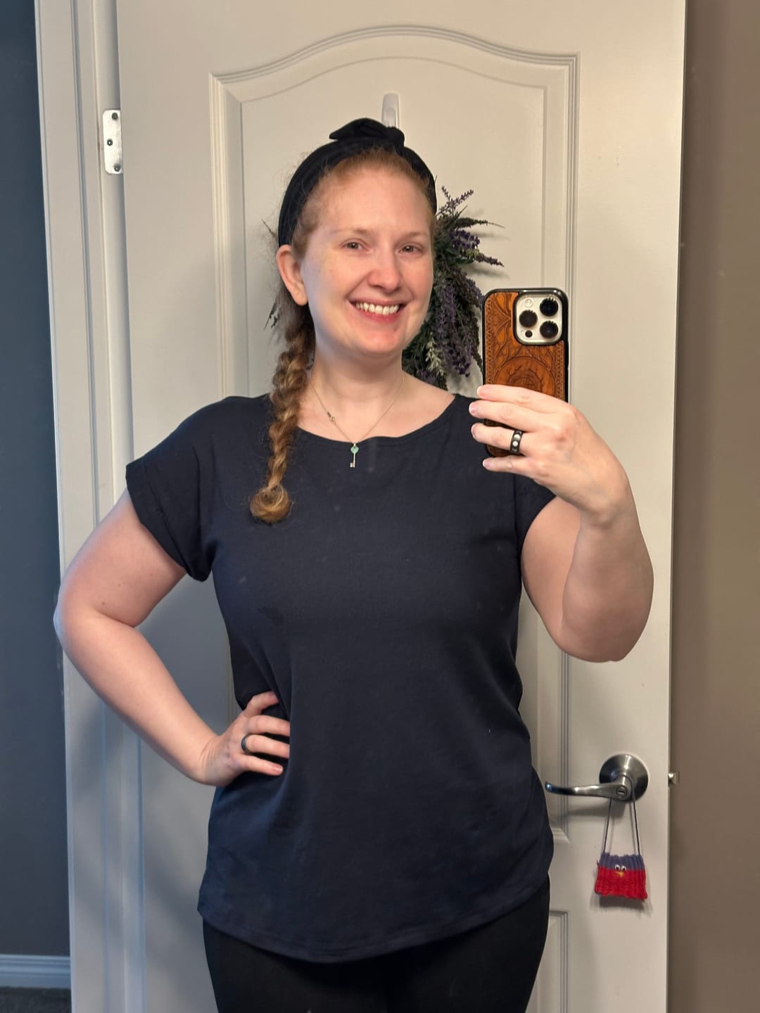 Customer photo review of *Pre-Sale* Cuff Tee