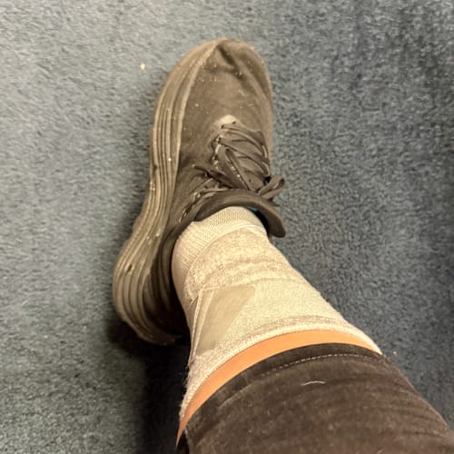 Customer photo review of Premium Bamboo Ankle Support