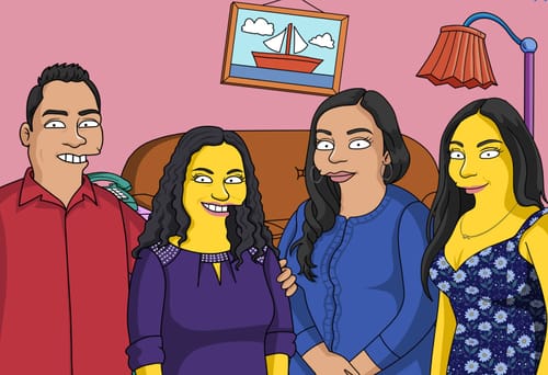 Customer photo review of Custom Turned Yellow Portrait + Framed Poster