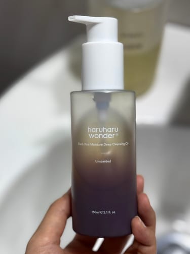 Customer photo review of BLACK RICE moisture cleansing oil