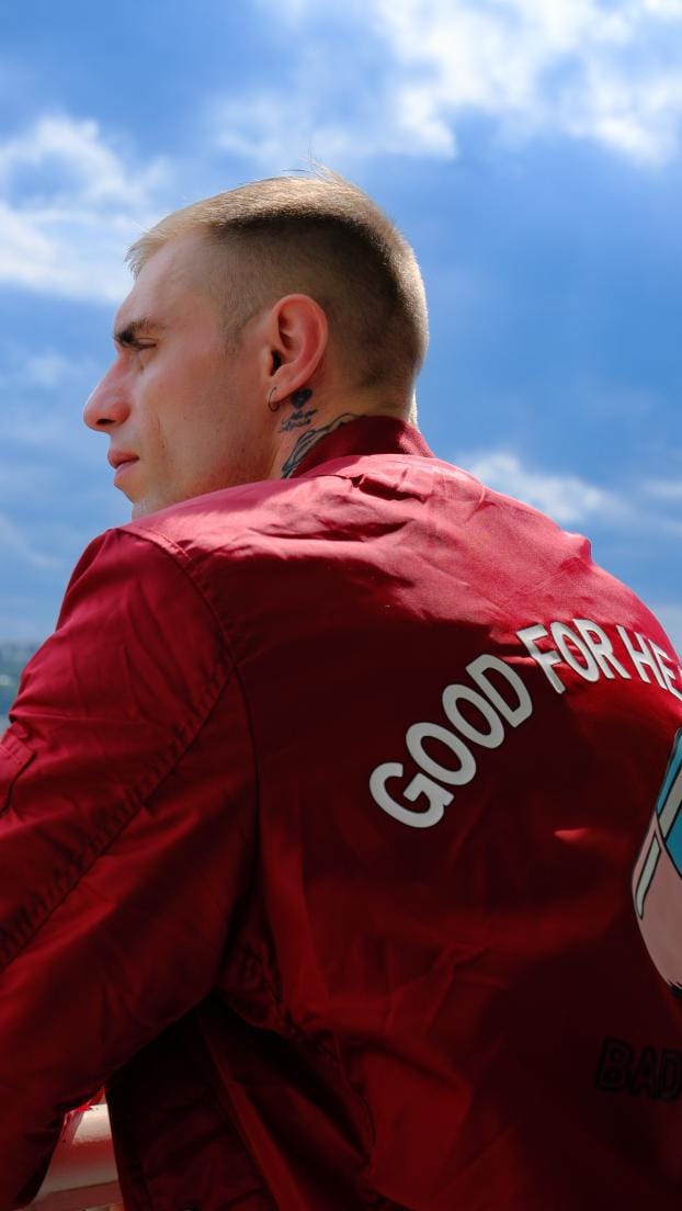 Customer photo review of Akira Retro Flight Jacket