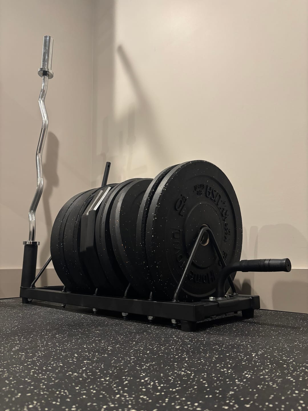 Customer photo review of EZ Curl Bar