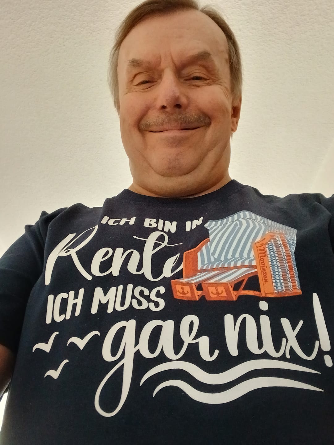 Customer photo review of Ich bin in Rente · Unisex Premium Bio T-Shirt