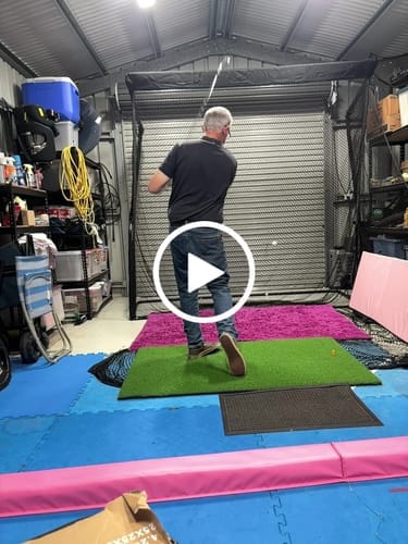 Customer photo review of Golf Return Net - 24/7 Golf - Pro-Grade Safe Practice, No Lost Balls