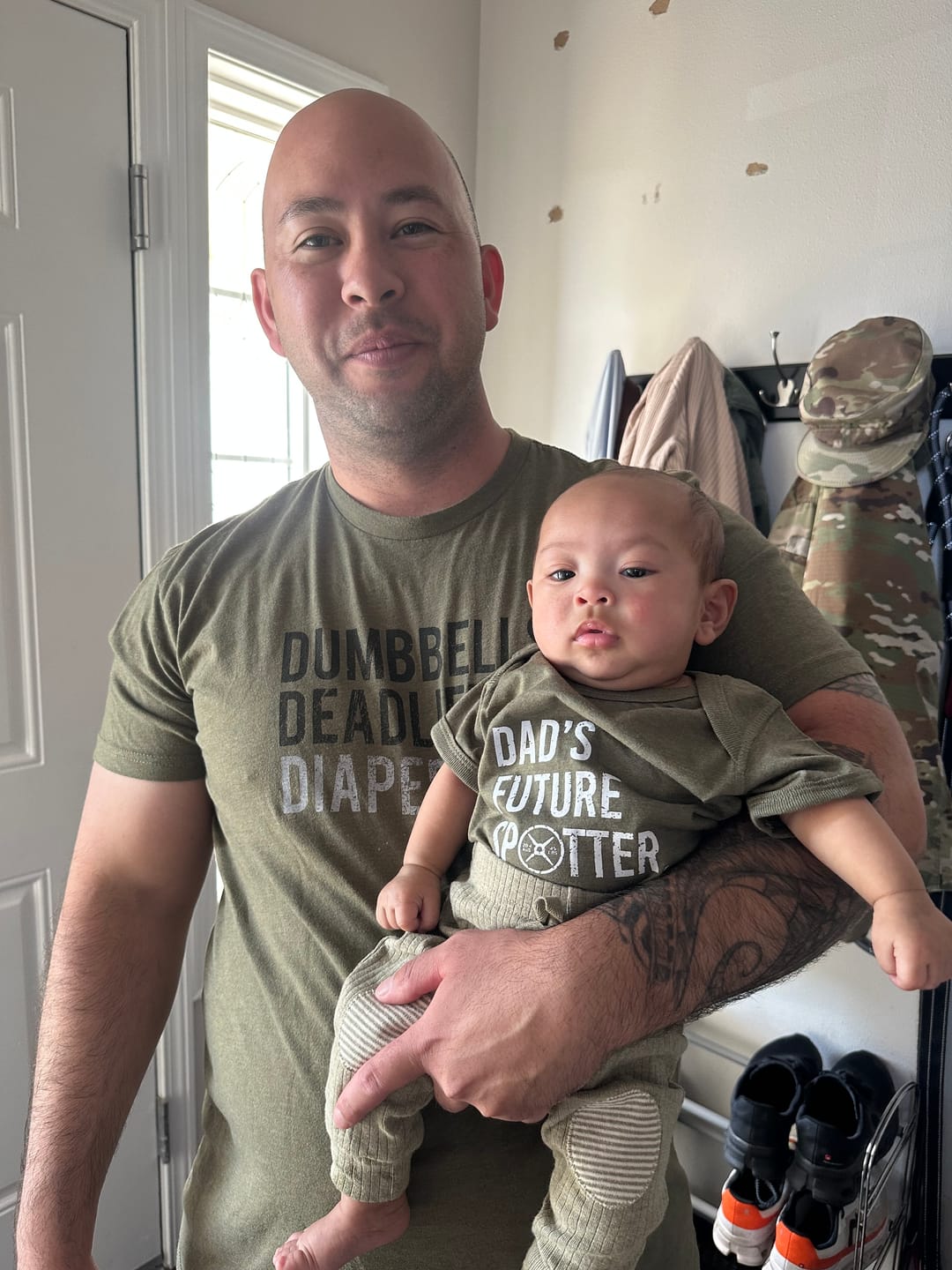 Customer photo review of Dads Future Spotter Onesie