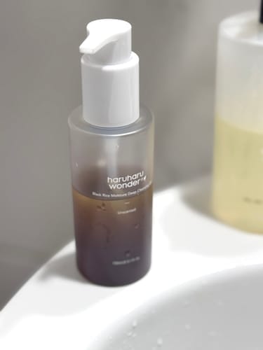 Customer photo review of BLACK RICE moisture cleansing oil