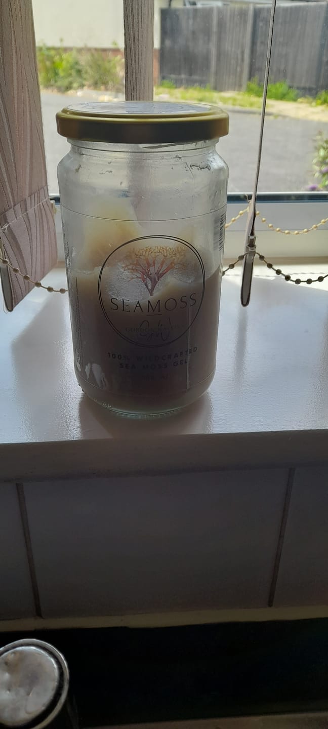 Customer photo review of Sea Moss & Ashwagandha Gel  - Stress Relief Blend