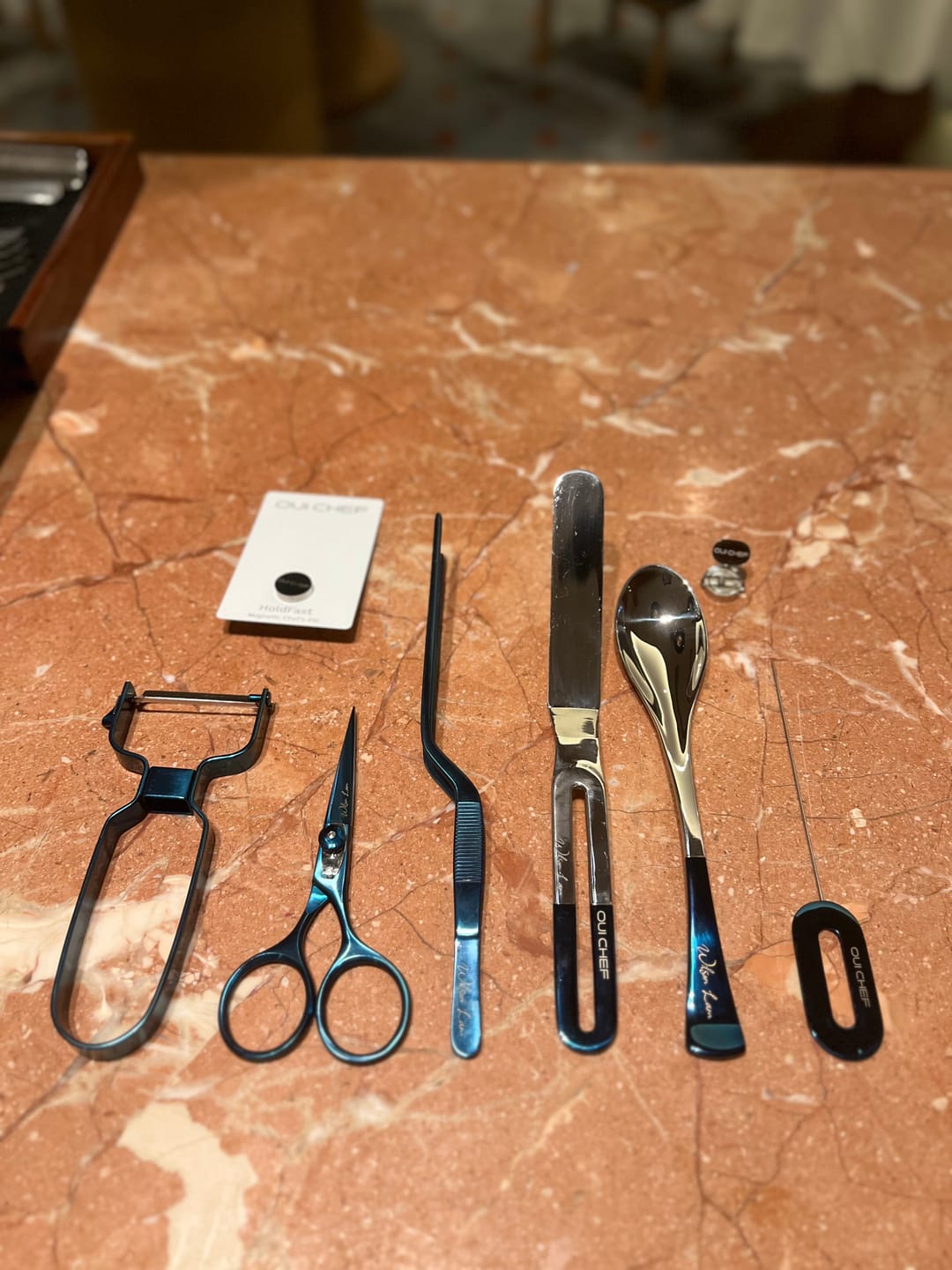 Customer photo review of Medium Offset Tweezers & Holdfast Magnetic Pin Bundle