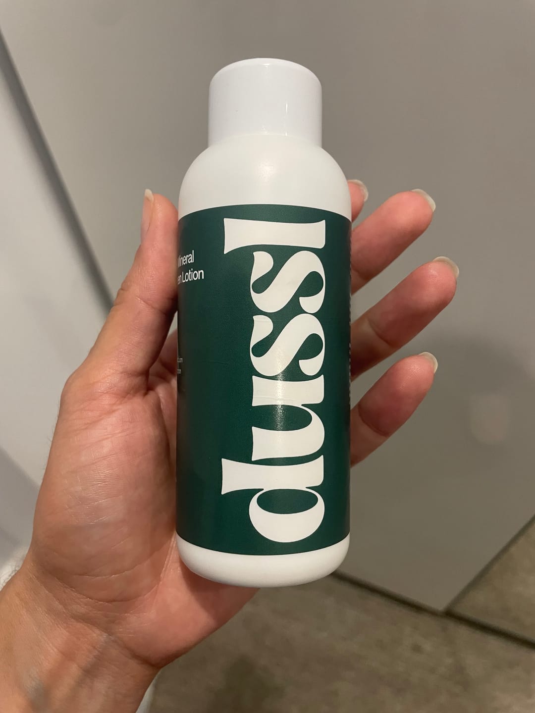 Customer photo review of Natural Mineral Sunscreen Lotion