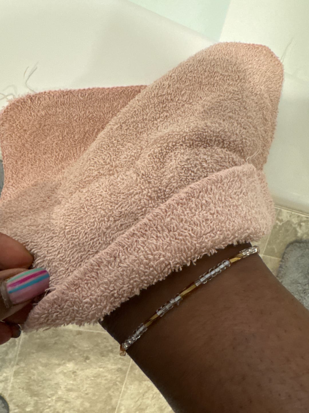Customer photo review of Treasure African Waist beads
