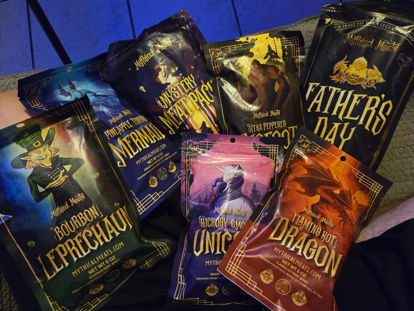 Customer photo review of Mythical Meats® Mystery Meat Variety Pack