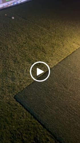 Customer photo review of Golf Hitting Mat 1.5m x 1.5m - 24/7 Golf Sim Master Premium - Real Feel Golf Experience