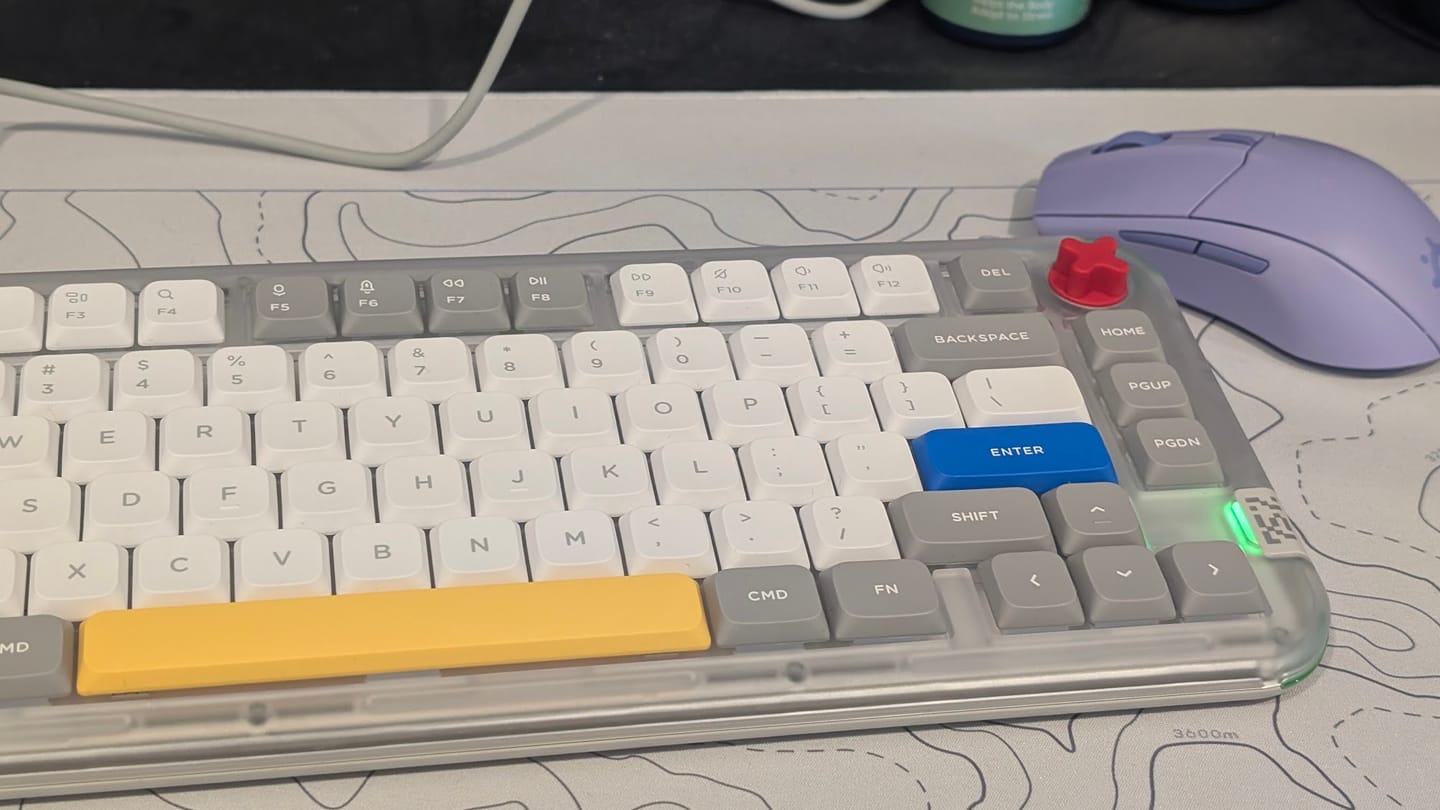 Customer photo review of NuPhy Air75 V2 Low-Profile Wireless Mechanical Keyboard