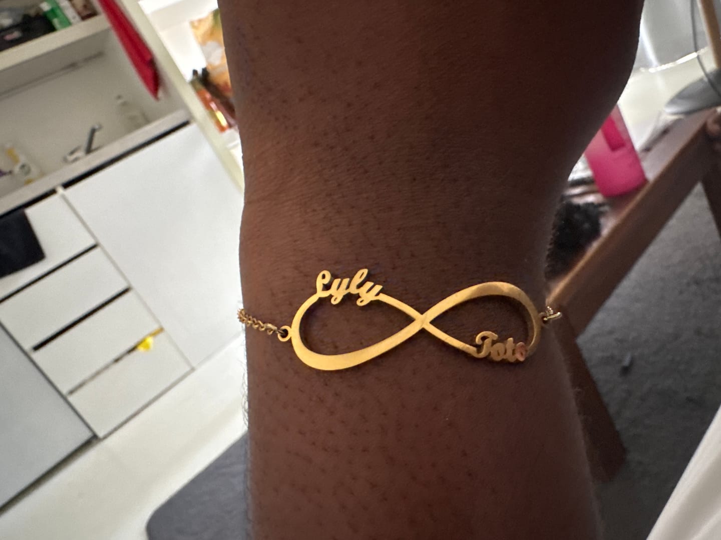 Customer photo review of Bracelet Infini Éternité