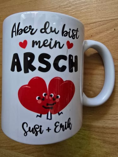 Customer photo review of Manchmal - Paar-Tasse
