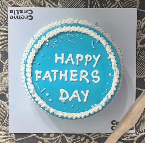 Customer photo review of Fathers Day Aesthetic Cake