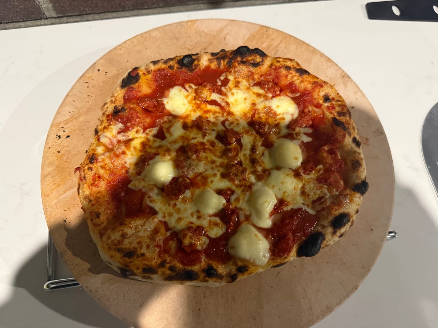 Customer photo review of Lightly-Sauced Pizza Base