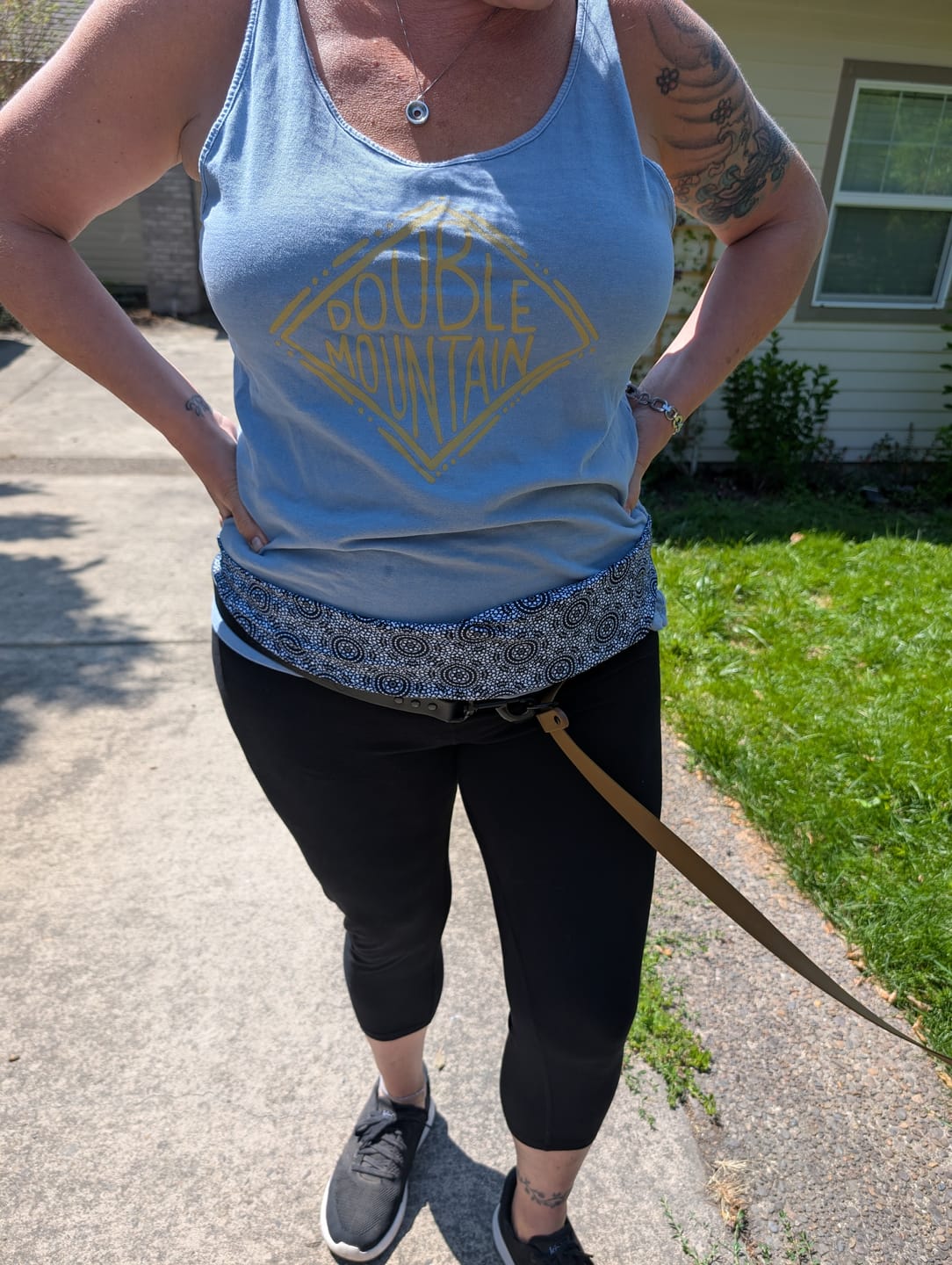 Customer photo review of Pocketed Belt - Boho
