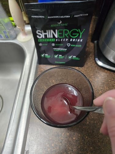 Customer photo review of Shinergy Nighttime Drink