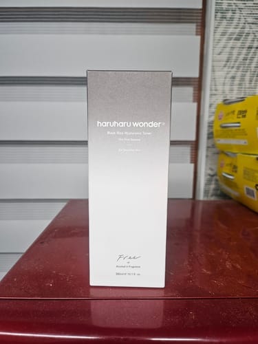 Customer photo review of BLACK RICE hyaluronic toner / free of alcohol & fragrance