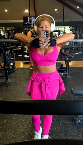 Customer photo review of Aria Movement Sports Bra