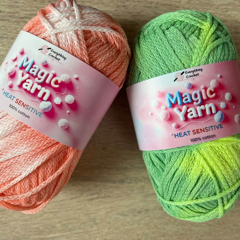 Customer photo review of Magic Yarn - 100% Cotton Color Changing Yarn