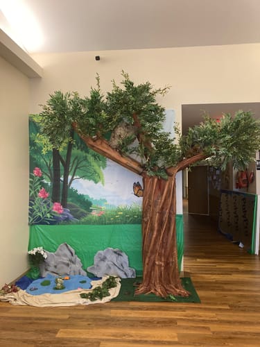 Customer photo review of Bulk 20 inches Tall Willow Bush Artificial Greenery Plants Wholesale