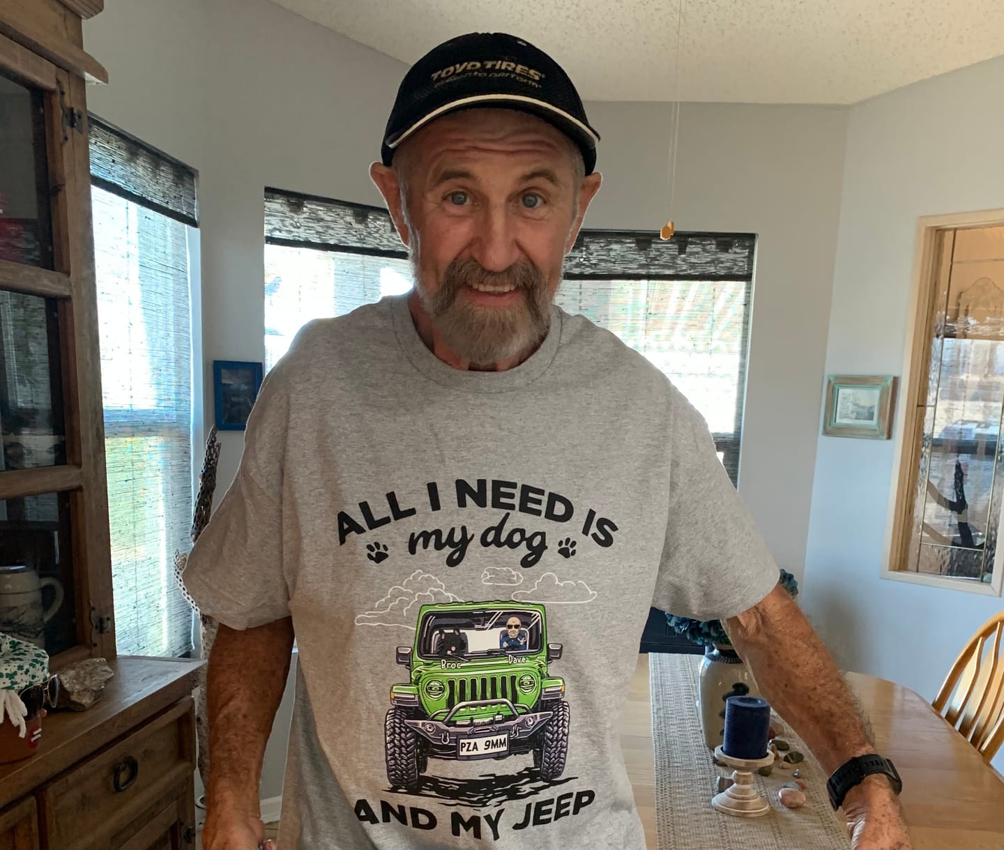 Customer photo review of JP Girl Personalized Shirt All I Need Is My Dogs and My JP CTM00