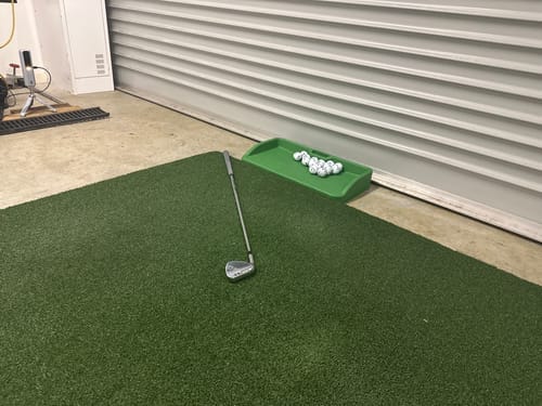 Customer photo review of SkyTrak Ball Tray - Enhance Your Practice Sessions